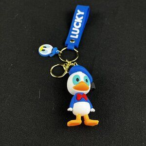 Classic cartoon Donald Duck keychain pendant